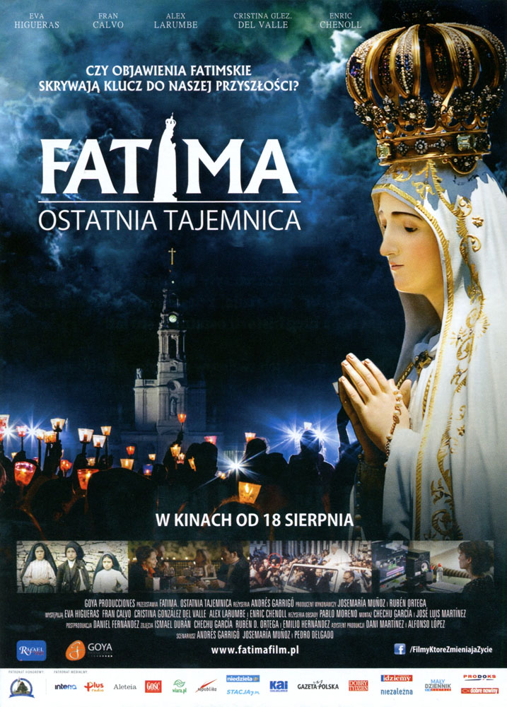 Ulotka filmu 'Fatima. Ostatnia Tajemnica (przód)'