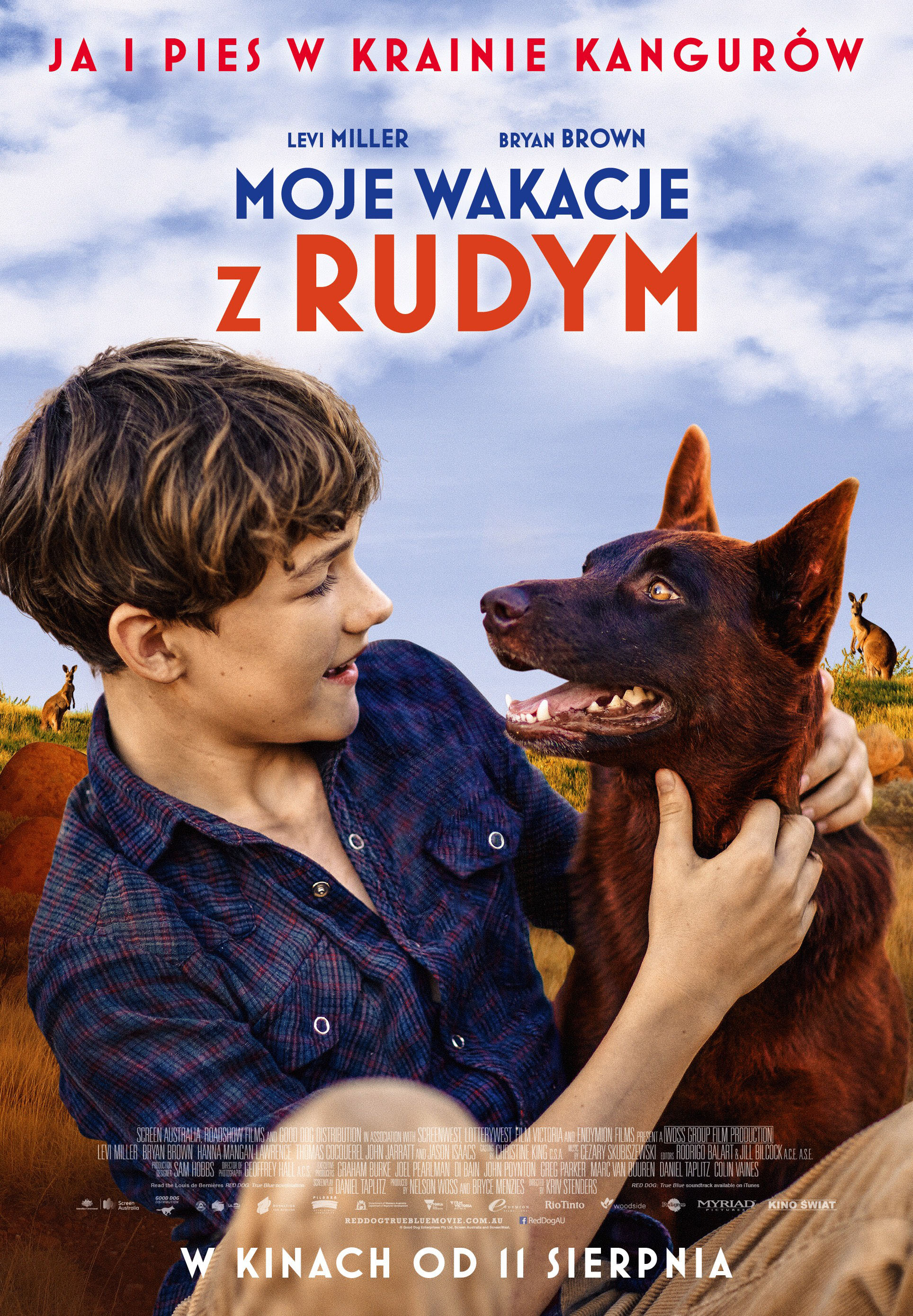 Polski plakat filmu 'Moje wakacje z Rudym'