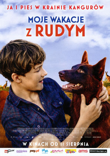 Przód ulotki filmu 'Moje wakacje z Rudym'