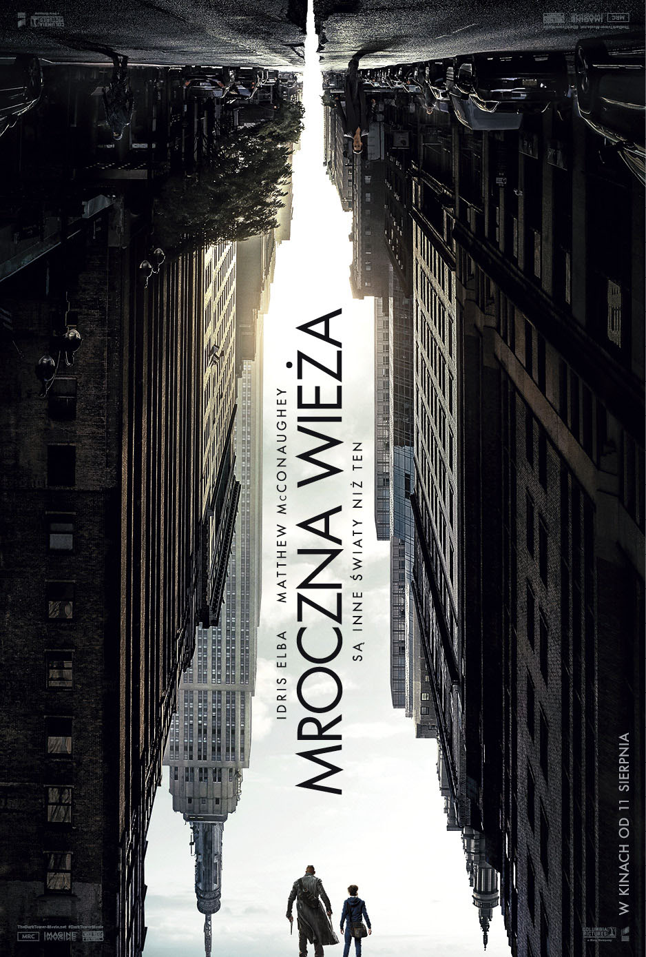 Polski plakat filmu 'Mroczna wieża'