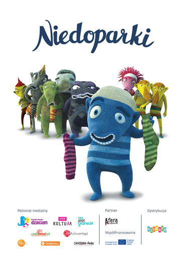 Przód ulotki filmu 'Niedoparki'