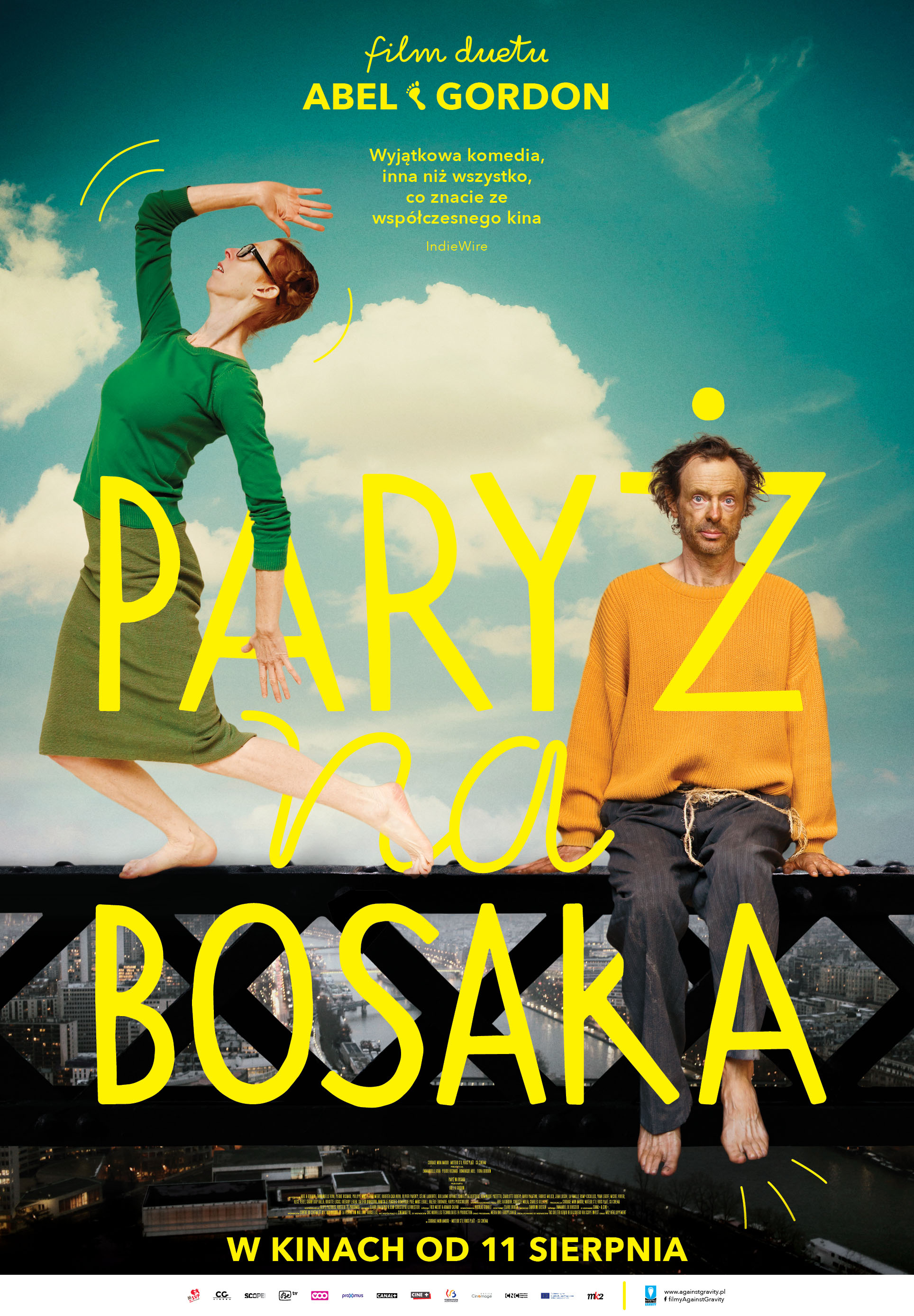 Polski plakat filmu 'Paryż na bosaka'