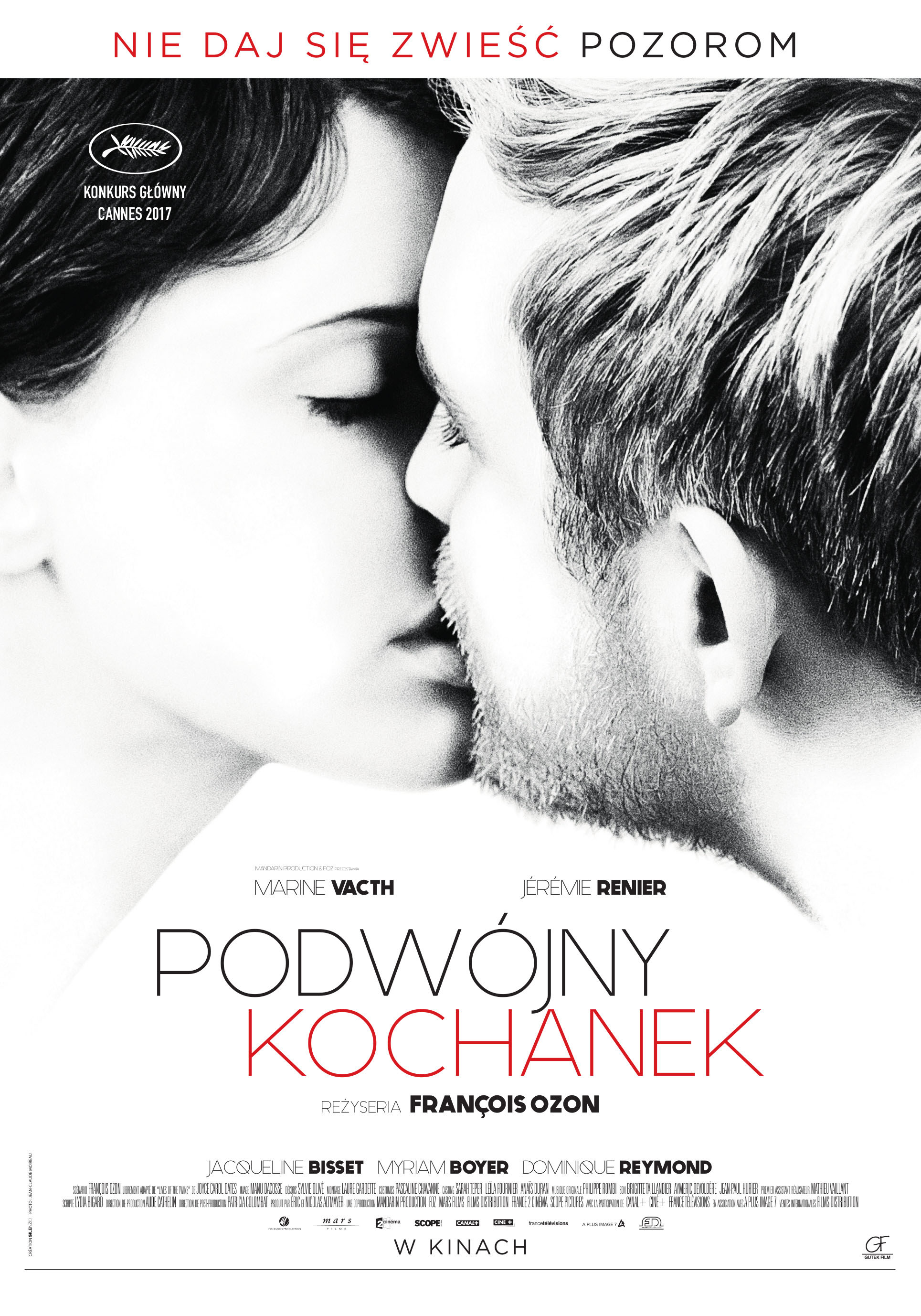 Polski plakat filmu 'Podwójny kochanek'