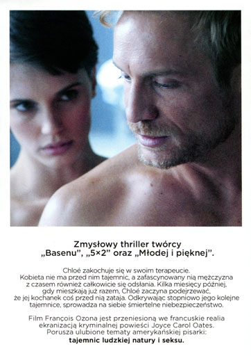 Tył ulotki filmu 'Podwójny kochanek'