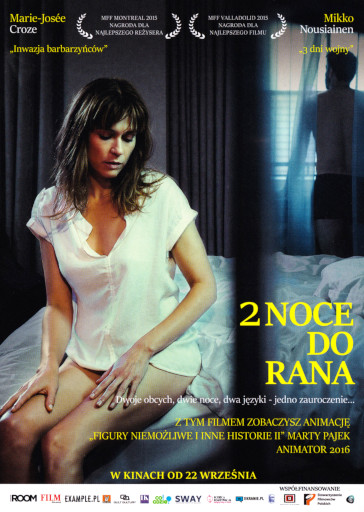 Przód ulotki filmu '2 noce do rana'