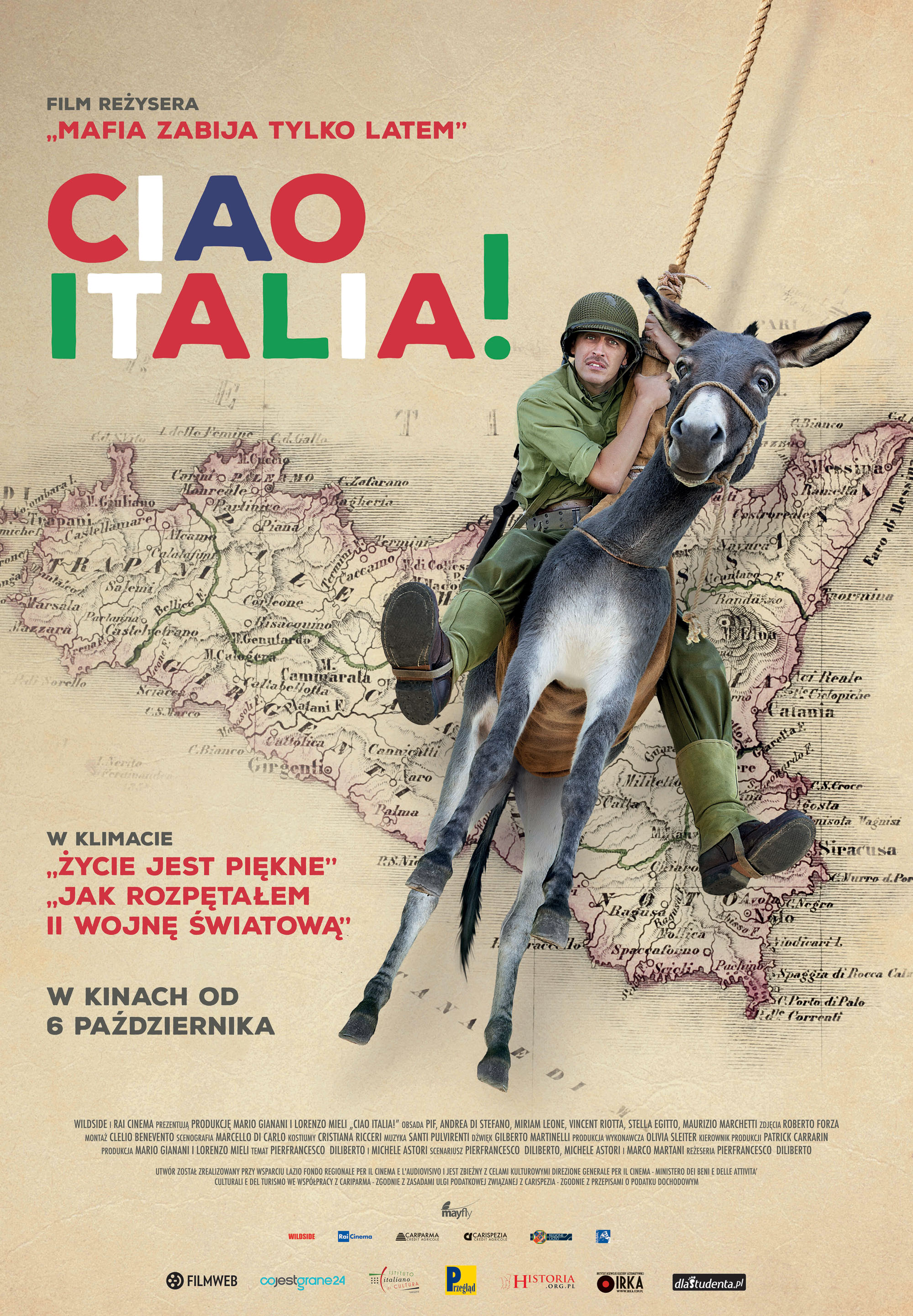 Polski plakat filmu 'Ciao Italia!'