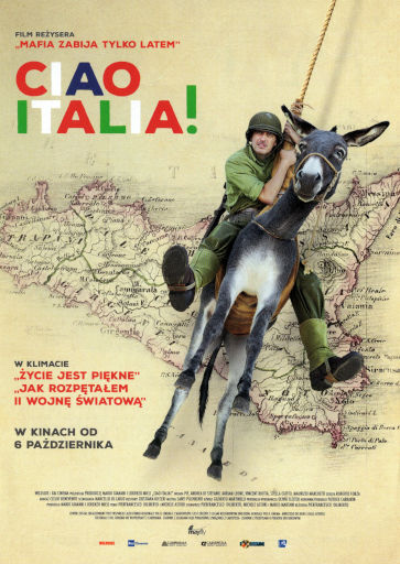 Przód ulotki filmu 'Ciao Italia!'