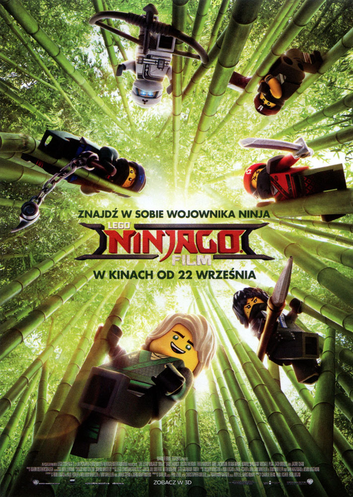 Ulotka filmu 'Lego Ninjago: Film (przód)'