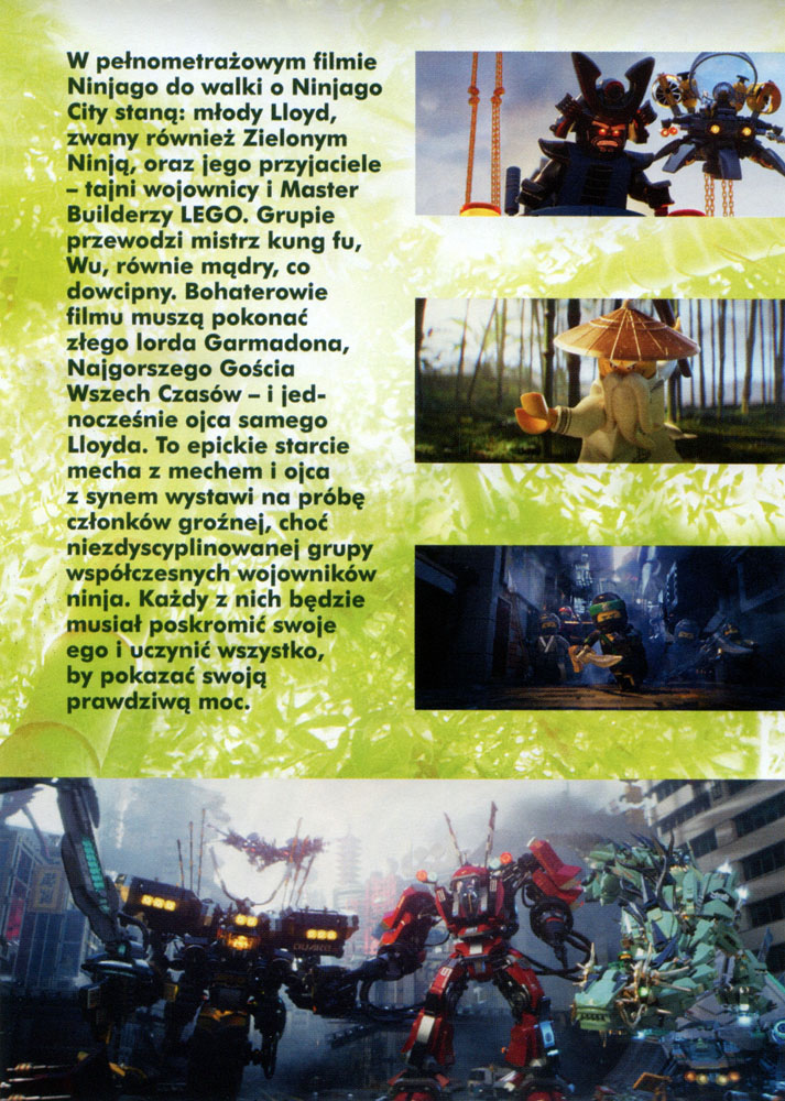 Ulotka filmu 'Lego Ninjago: Film (tył)'