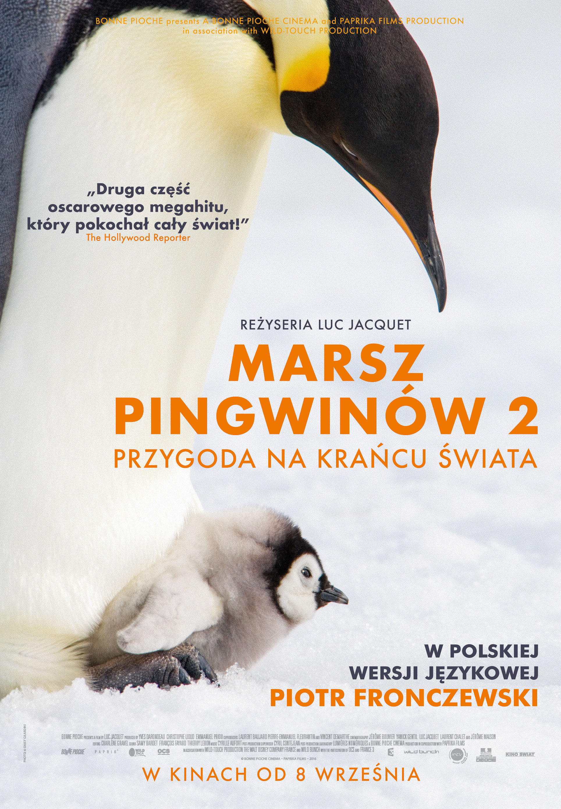 Polski plakat filmu 'Marsz pingwinów 2: Przygoda na krańcu świata'
