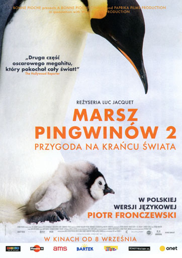 Przód ulotki filmu 'Marsz pingwinów 2: Przygoda na krańcu świata'