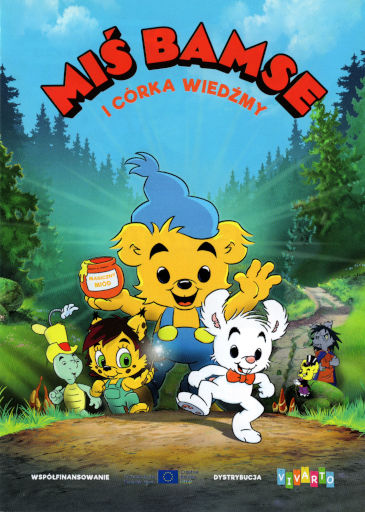 Przód ulotki filmu 'Miś Bamse i Córka Wiedźmy'