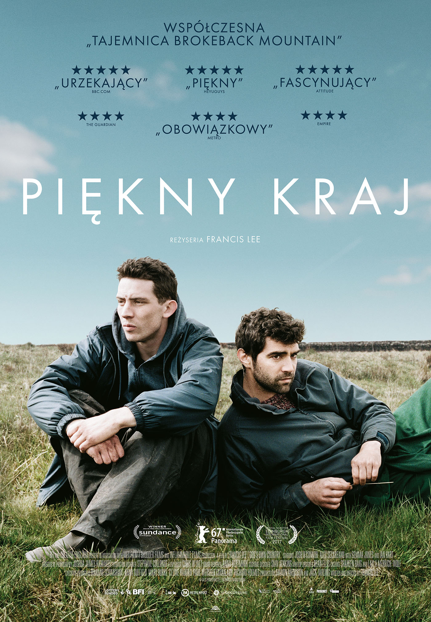 Polski plakat filmu 'Piękny kraj'