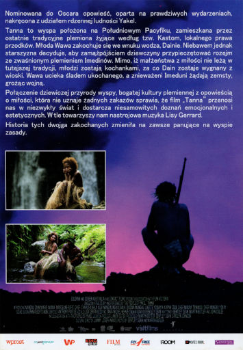 Tył ulotki filmu 'Tanna'
