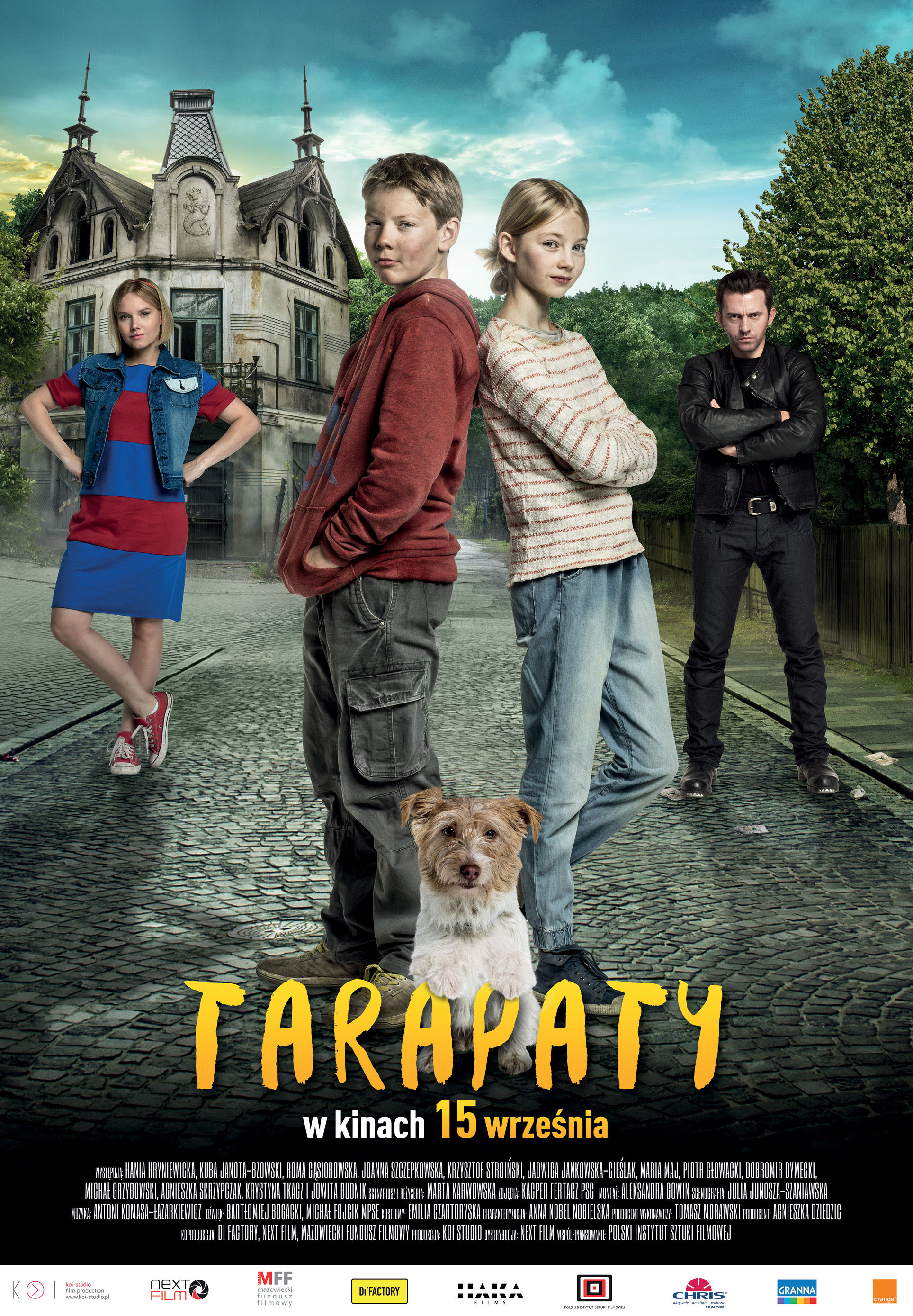 Polski plakat filmu 'Tarapaty'
