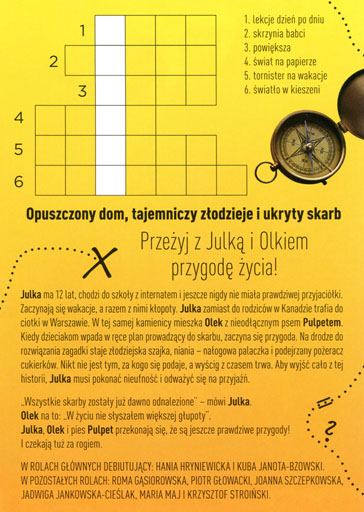 Tył ulotki filmu 'Tarapaty'