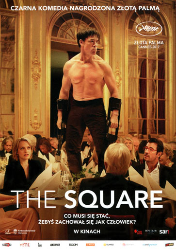Przód ulotki filmu 'The Square'