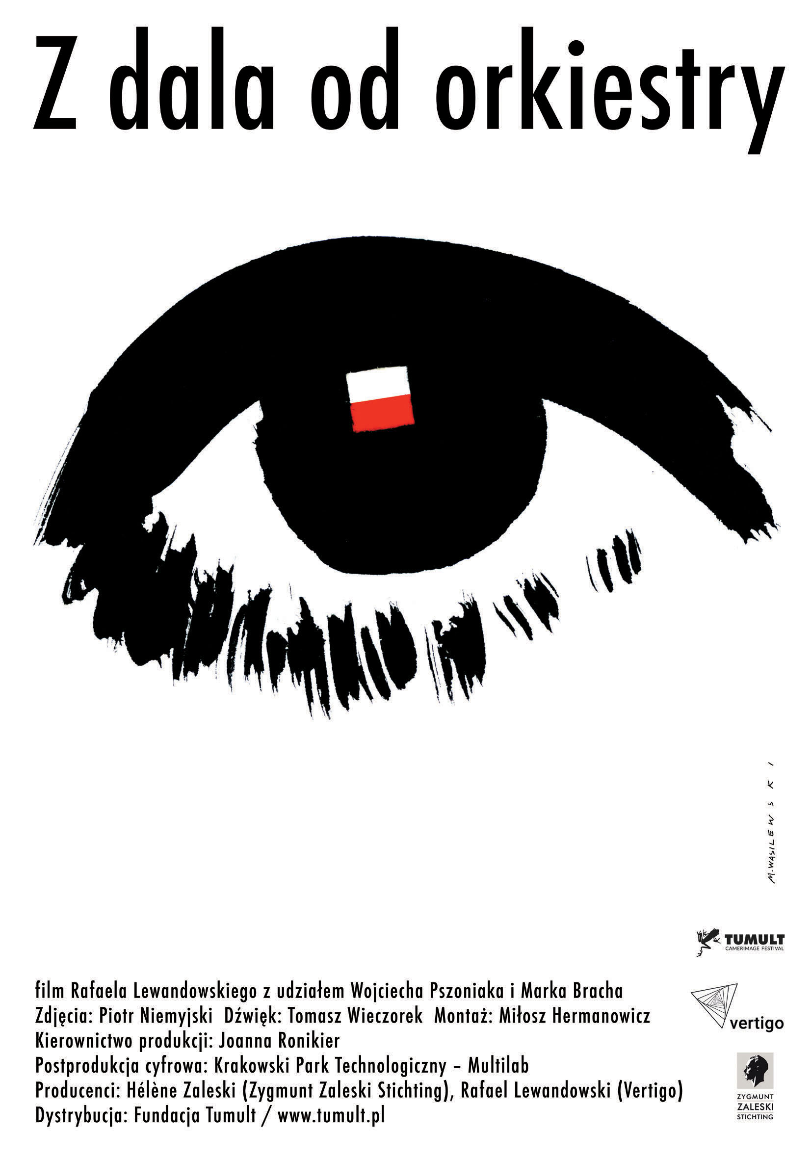 Polski plakat filmu 'Z dala od orkiestry'