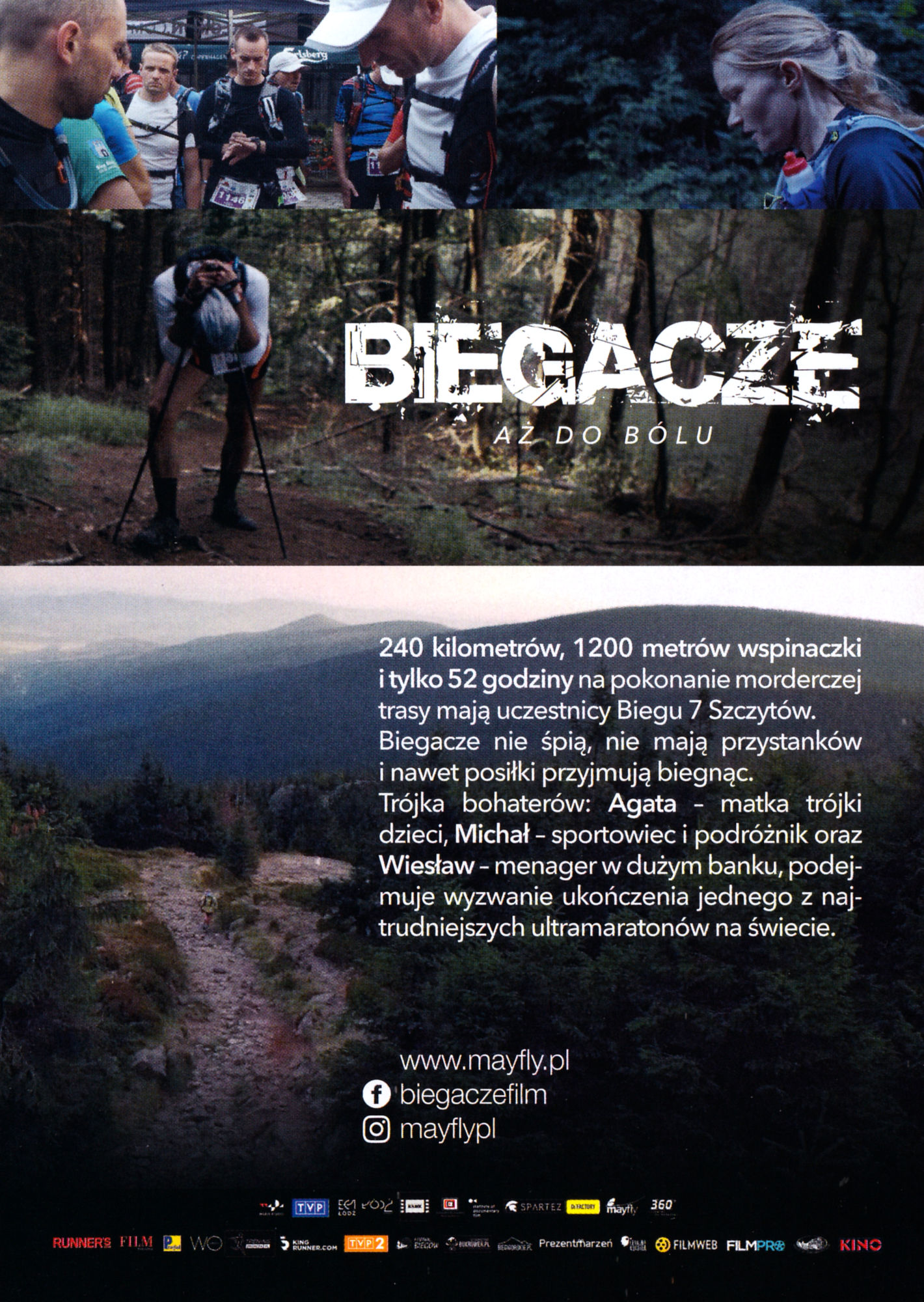 Ulotka filmu 'Biegacze (tył)'