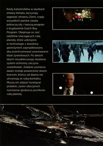 Tył ulotki filmu 'Geostorm'
