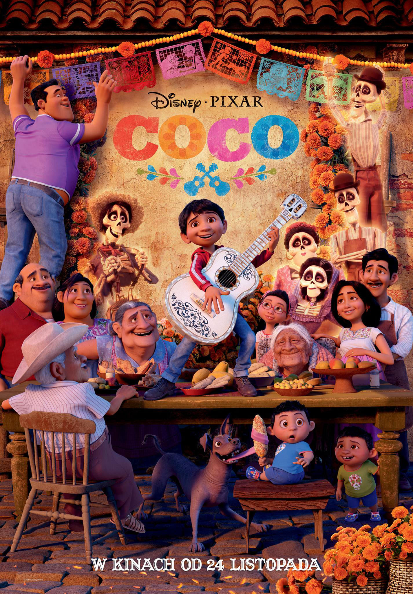 Polski plakat filmu 'Coco'
