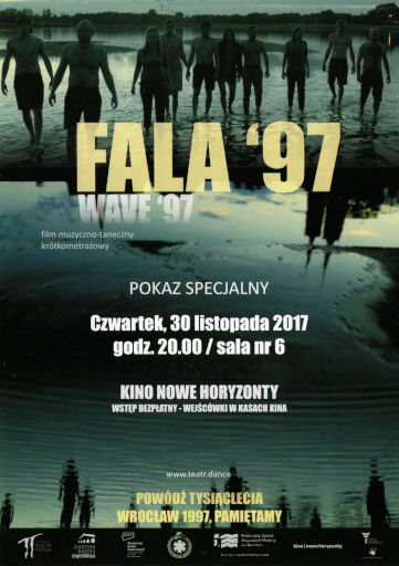 Przód ulotki filmu 'Fala '97'