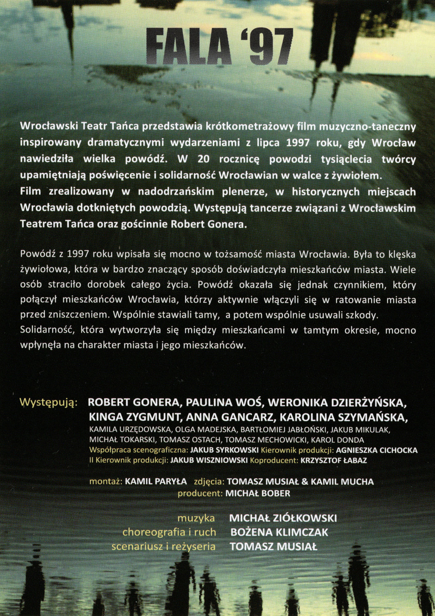 Ulotka filmu 'Fala \\\\\\\'97 (tył)'