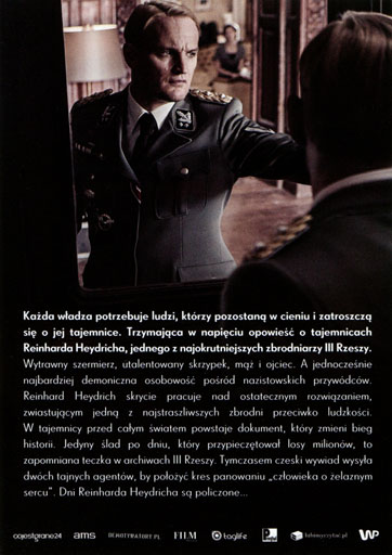 Tył ulotki filmu 'Kryptonim HHhH'