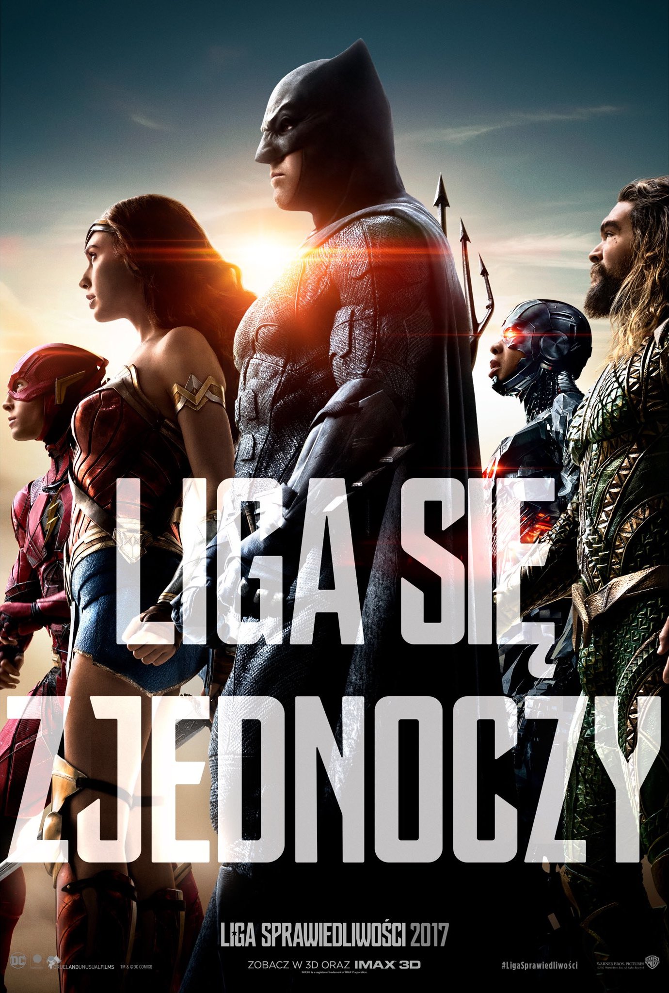 Polski plakat filmu 'Liga Sprawiedliwości'
