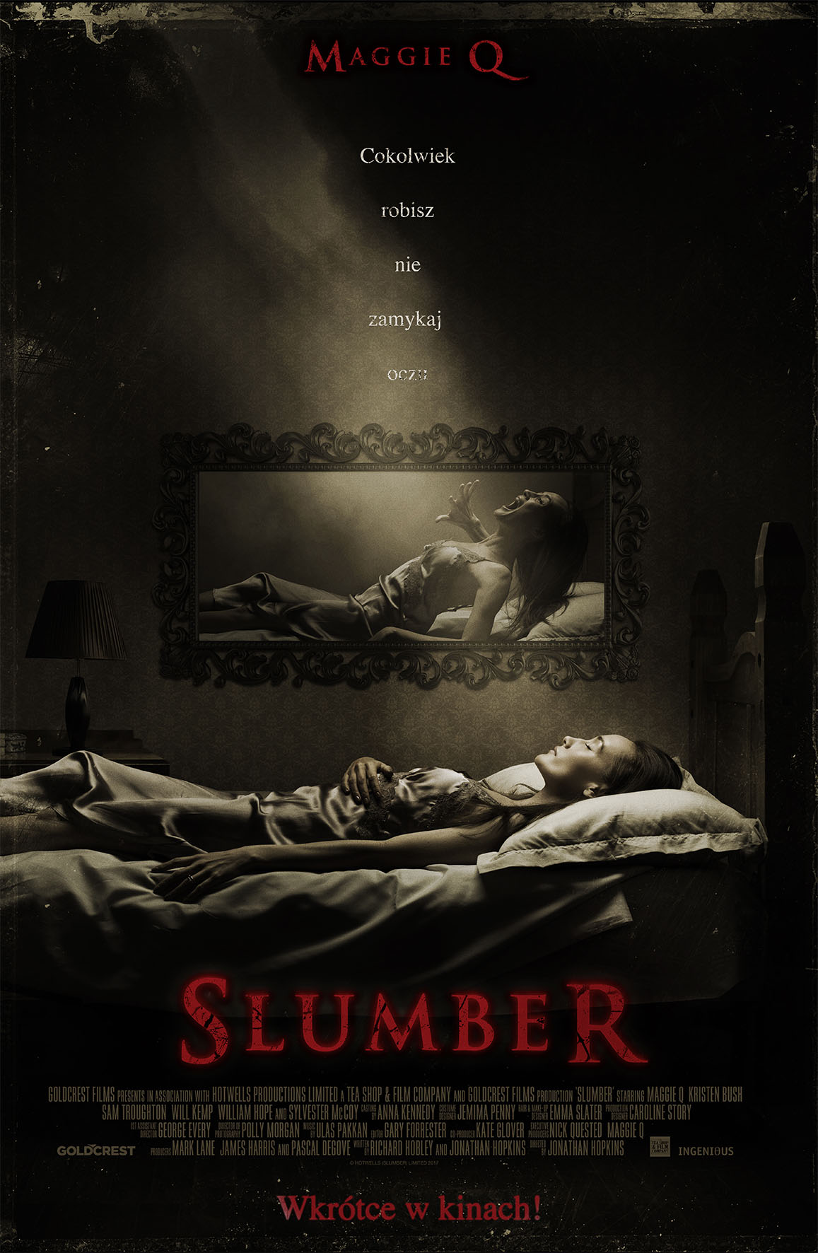 Polski plakat filmu 'Slumber'