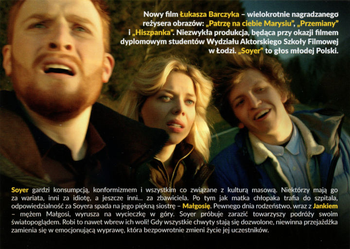 Tył ulotki filmu 'Soyer'