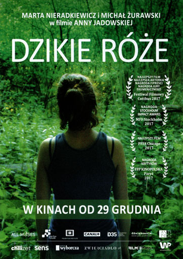 Przód ulotki filmu 'Dzikie róże'