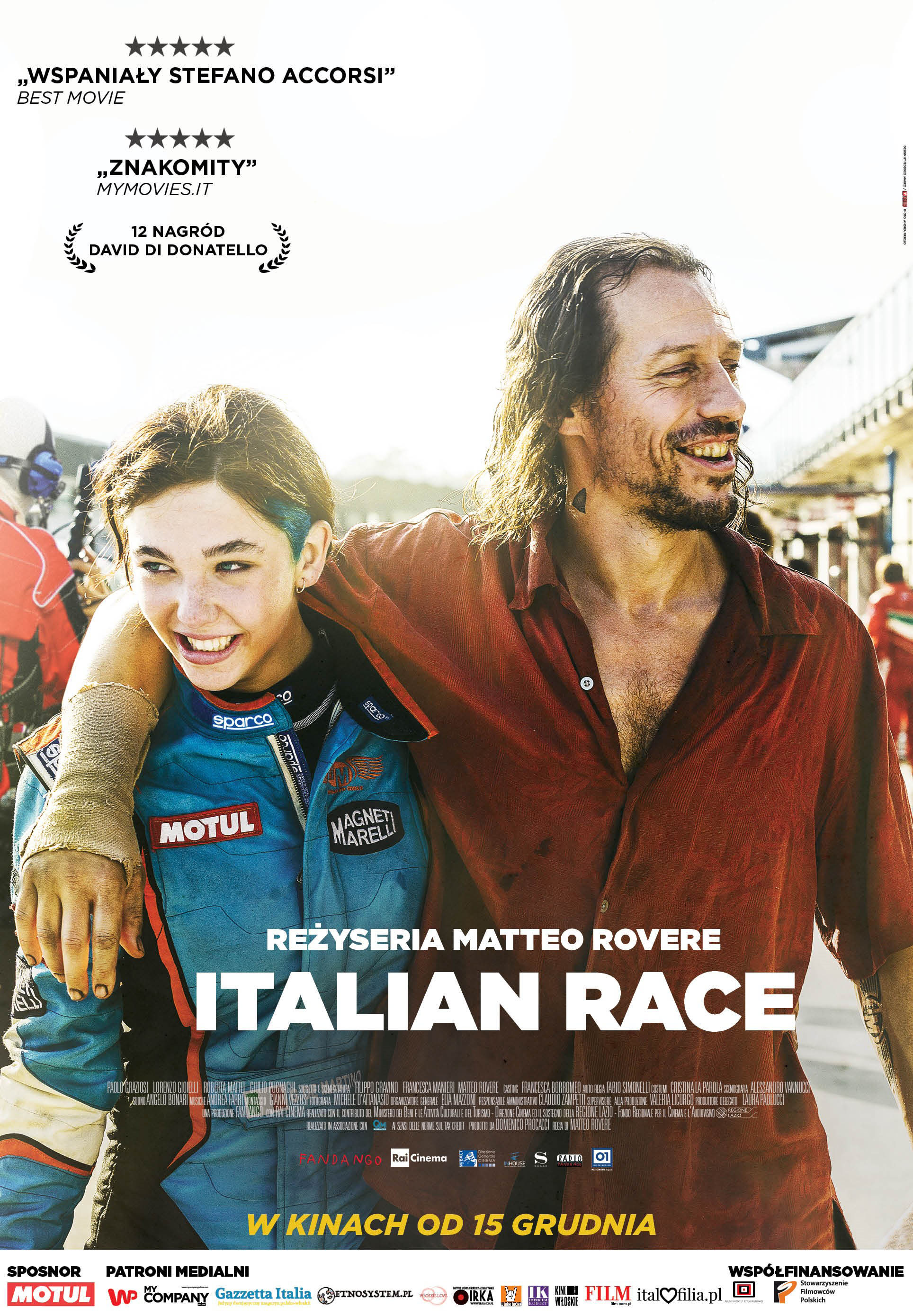 Polski plakat filmu 'Italian Race'