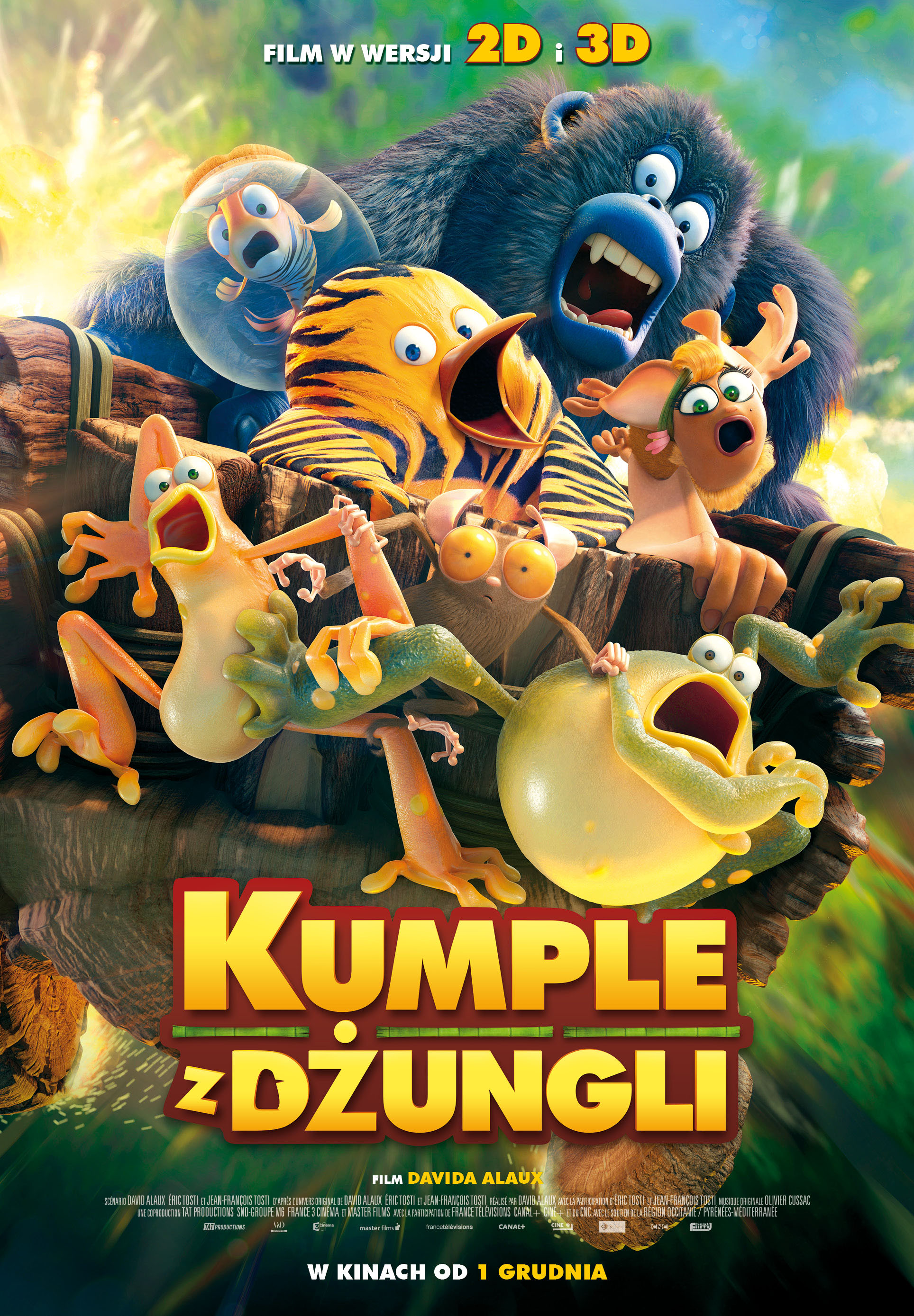 Polski plakat filmu 'Kumple z dżungli'