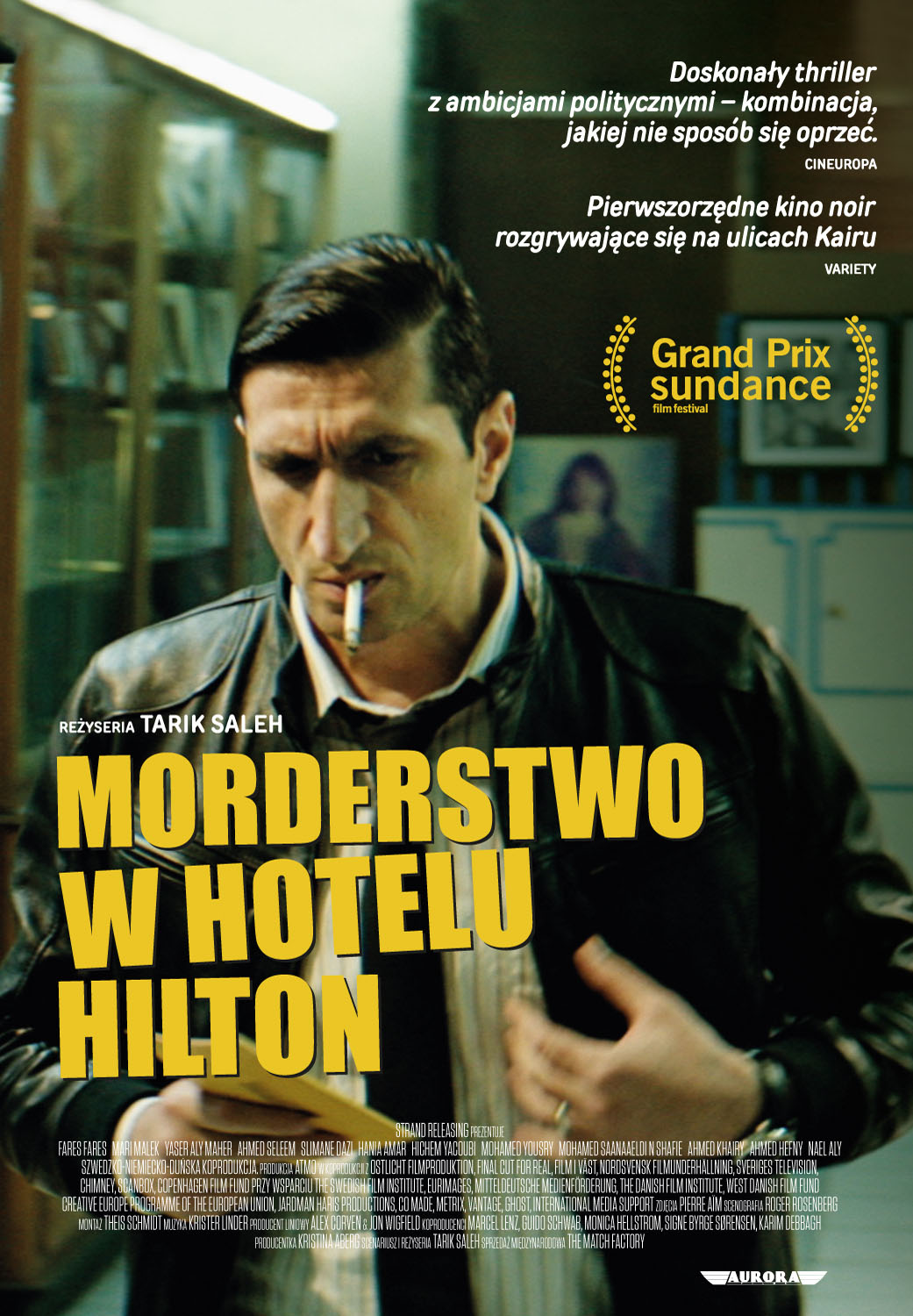 Polski plakat filmu 'Morderstwo w hotelu Hilton'