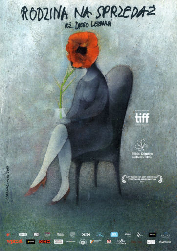 Przód ulotki filmu 'Rodzina na sprzedaż'