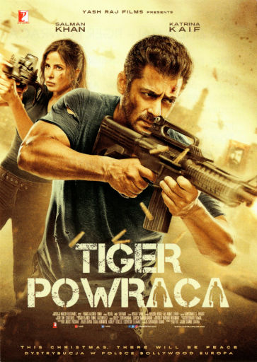 Przód ulotki filmu 'Tiger powraca'