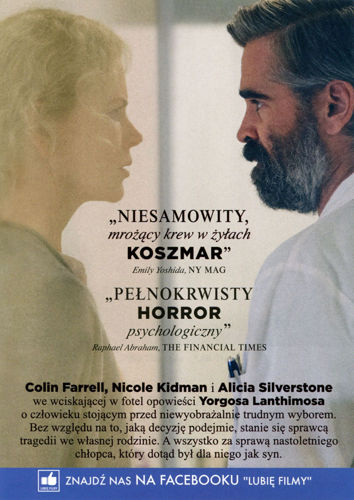 Ulotka filmu 'Zabicie Świętego Jelenia (tył)'