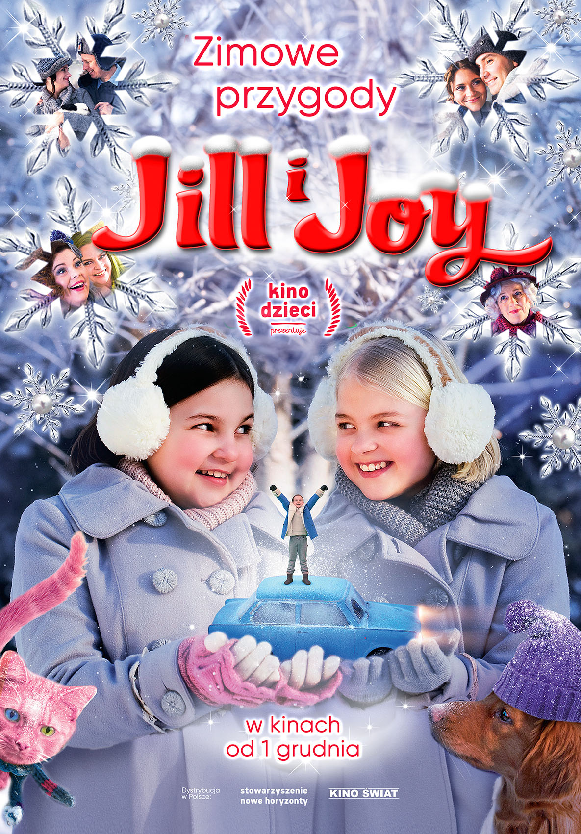 Polski plakat filmu 'Zimowe przygody Jill i Joy'