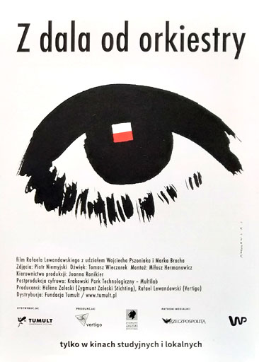 Przód ulotki filmu 'Z dala od orkiestry'