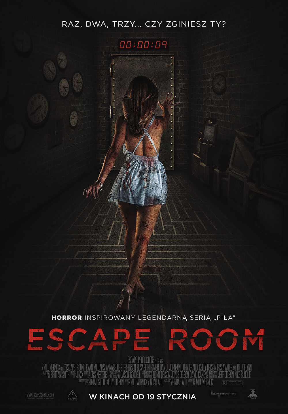 Polski plakat filmu 'Escape Room'