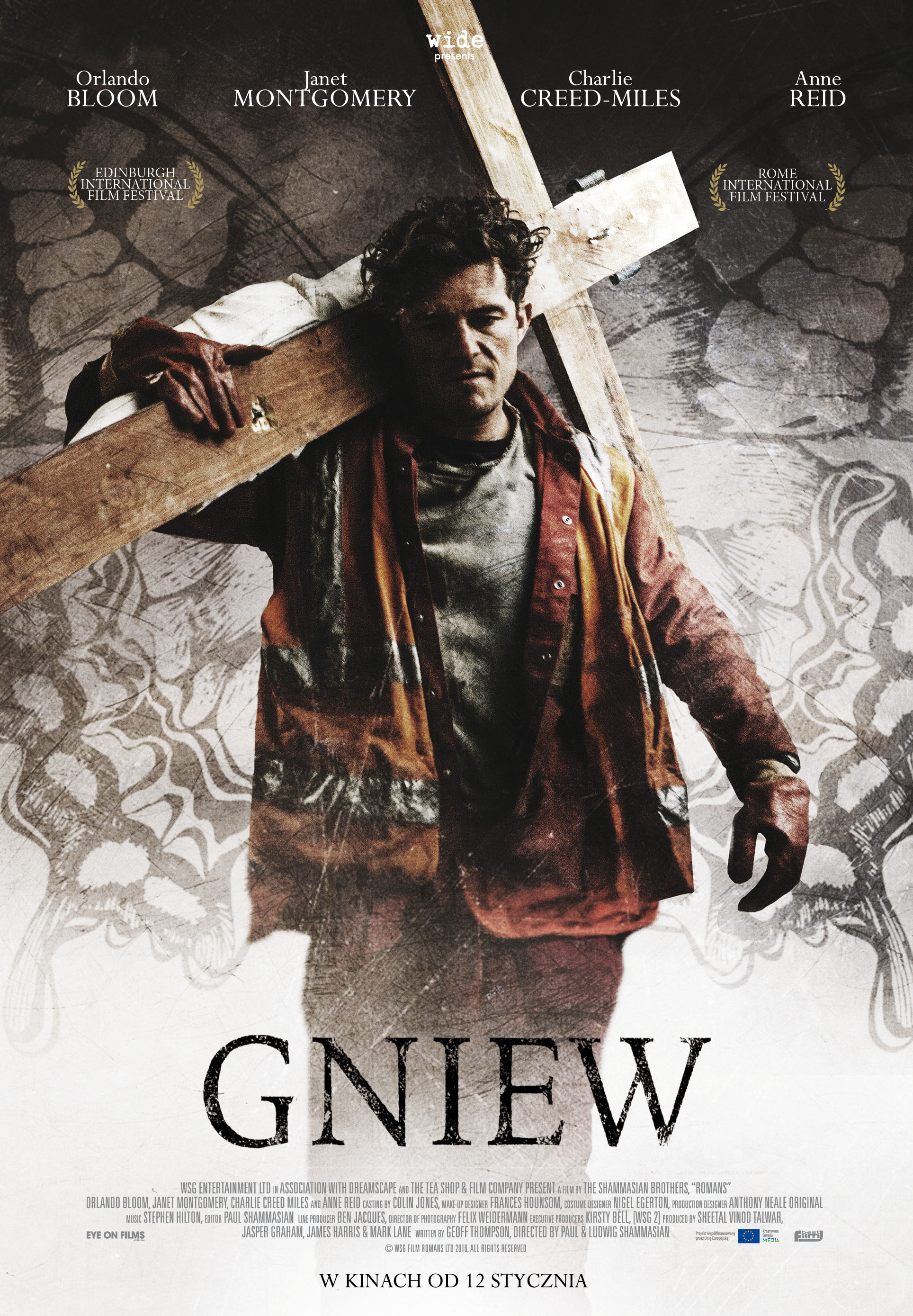 Polski plakat filmu 'Gniew'