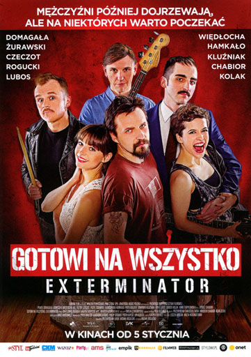 Przód ulotki filmu 'Gotowi Na Wszystko. Exterminator'