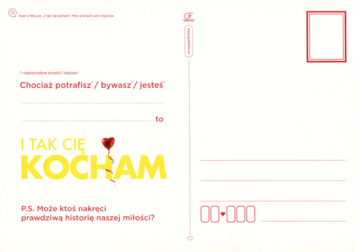 Tył ulotki filmu 'I tak cię kocham'