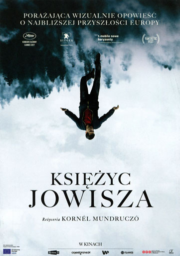 Przód ulotki filmu 'Księżyc Jowisza'