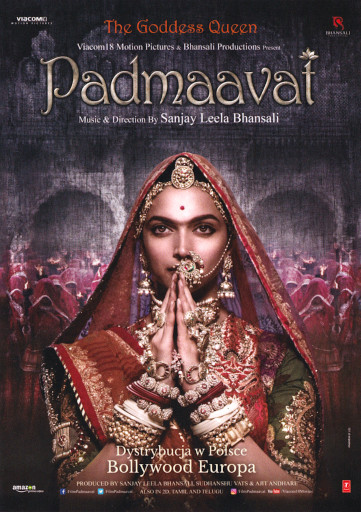 Przód ulotki filmu 'Padmaavat'