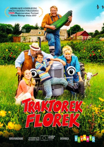 Przód ulotki filmu 'Traktorek Florek'