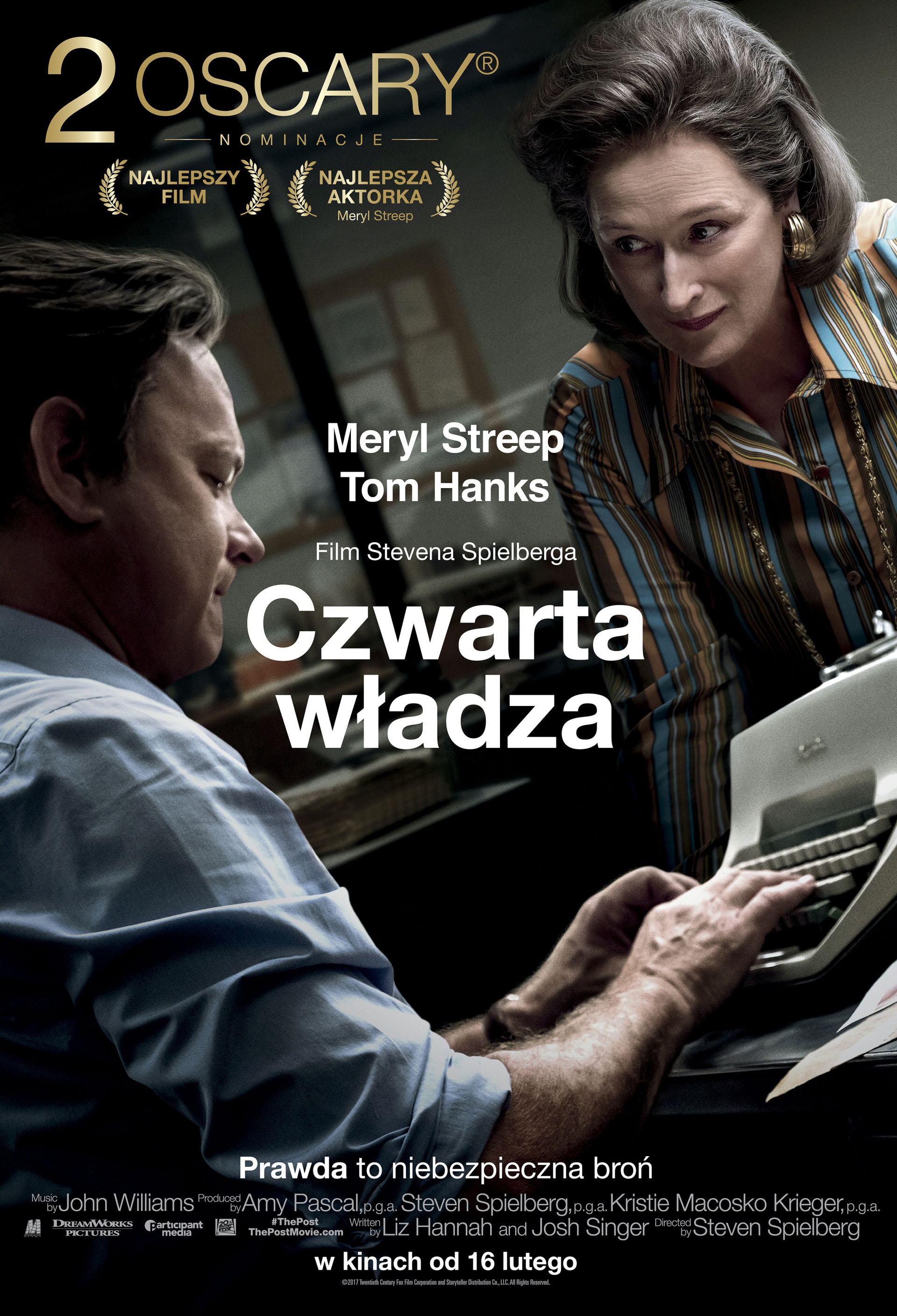 Polski plakat filmu 'Czwarta władza'