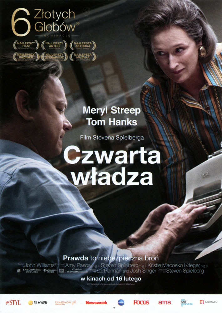 Ulotka filmu 'Czwarta Władza (przód)'