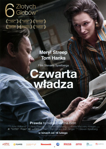 Przód ulotki filmu 'Czwarta władza'